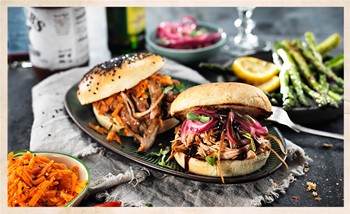 Pulled Turkey färdigriven djupfryst